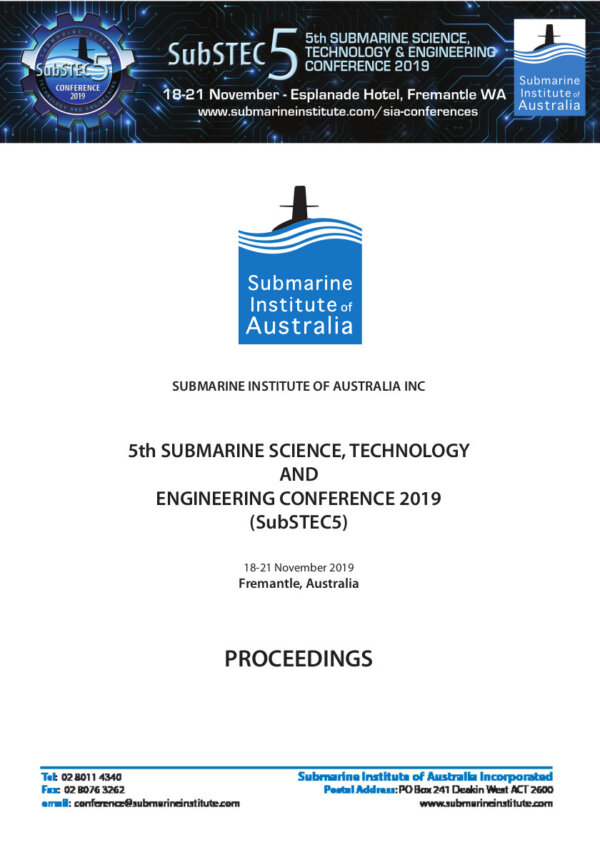 SubSTEC5 2019 Tech Conference Proceedings cover image