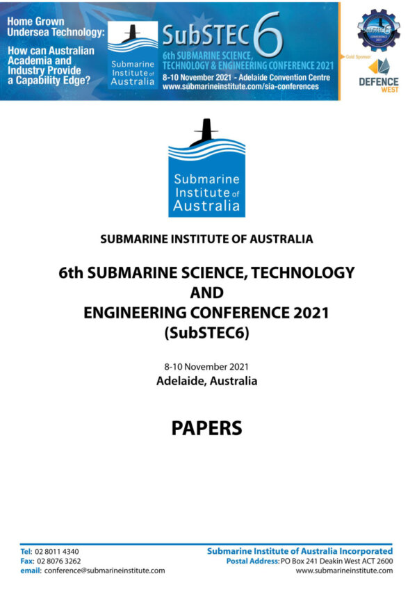 2021 - SubSTEC6 Proceedings cover image