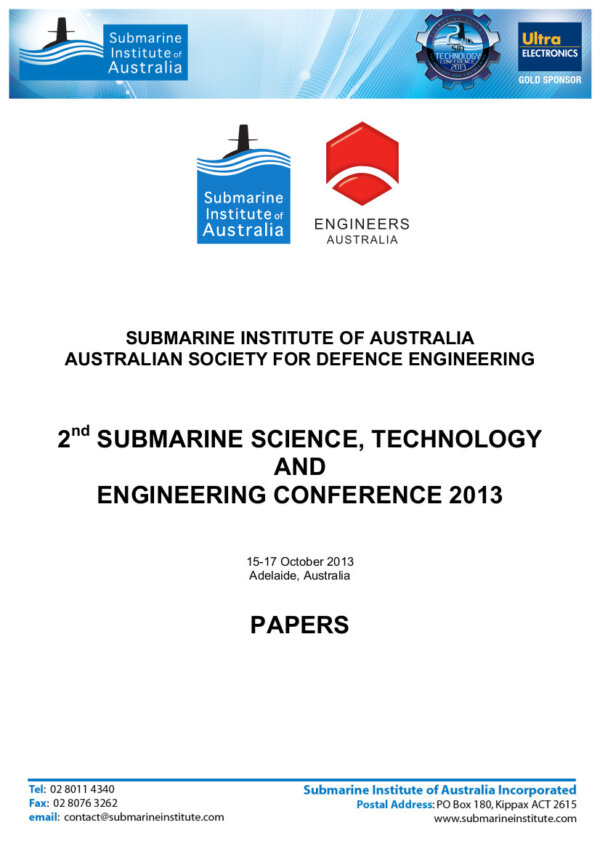 SIA 2013 Technology Conference Proceedings cover image